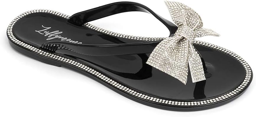 rhinestone flip flop sandals