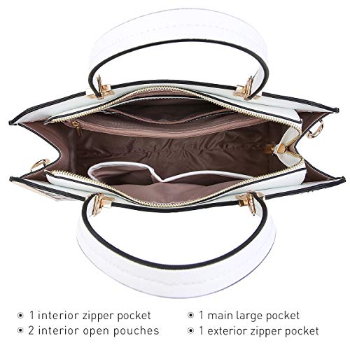 Dasein Women Large Satchel Handbag Shoulder Purse Top handle Work