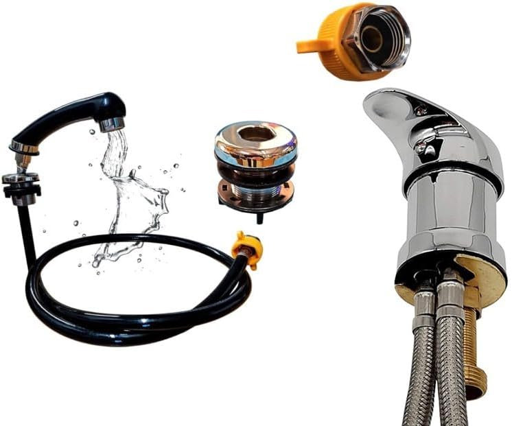 Hairstore Brass Mixer Tap with Shower Head Special Nuts for Plumber DIY Hair