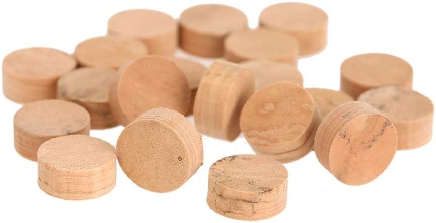 Trumpet Cork Pads, RiToEasysports 20Pcs 9.5mm Trumpet Trombone Repairing Cork Pads Parts Musical Instrument Accessories - Image 3
