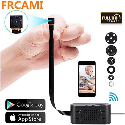 FRCAMI Super Mini Spy Camera Hidden 1080P HD P2P Wireless IP Camera Motion Detection Remote View Home Security Cam