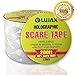 Bird Repellent Scare Tape with Free Bonus - Shiny Bird Deterrent tape to safely Scare Birds Away - Amazing Woodpecker Deterrent - 200 Ft. roll with 100% Guarantee
