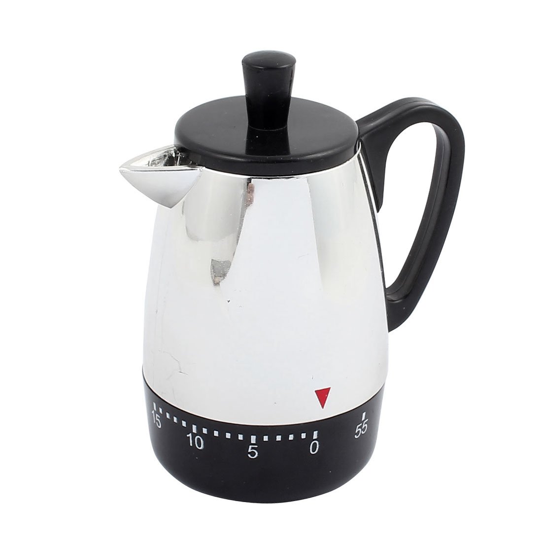 Sourcingmap 4x3.4x2.2-Inch 60 Mins Mechanical Kitchen Time Meter Coffee Pot Design