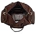 Texbo Men's Thick Cowhide Leather Vintage Big Travel Duffle Luggage Bag