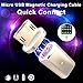 3 PCs Micro USB Magnetic Adapter Charger Cable Metal Plug Wholesale For Android