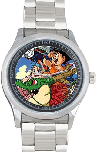 Dude Custom Dragon ball Z Men's Stainless Steel Watch Sliver Metal