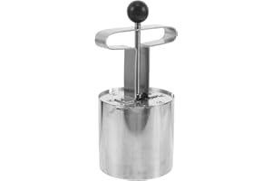 Yardwe Stainless Steel Honeycomb Briquette Mold Kit Portable Hand Operated Coal Press for Household Fuel