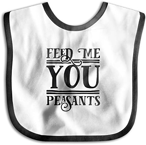 Time To Feed Me Lovely Absorbent Cotton Baby Soft Toddler Bib