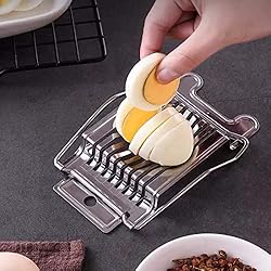 Stainless Egg Slicer for Hard Boiled Eggs,Aluminum