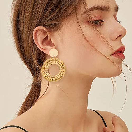 1 CEALXHENY+Earrings+Lightweight+Geometric+Statement