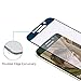 S6 Edge Plus Screen Protector, Venmox Premium Tempered Glass Full Coverage Protection High Definition(HD) 3D Curved Film Ultra Clear for Samsung Galaxy S6 Edge+ (Blue)