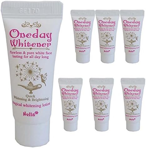 Nella Fantasia One Day Whitener Magical Whitening Lotion 4g x 7pcs It will make your face look bright and lasts 10 to 12 hours. Not the wash-off type