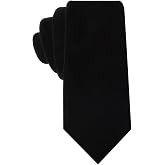 AUSCUFFLINKS Velvet Skinny Tie for Men, Wedding Groomsmen Gifts, Formal Tie