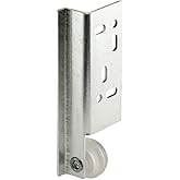 Prime-Line R 7257 Steel Drawer Track Center Roller Assembly, 3/4 In. Wheel, Concave Edge (2 Pack)