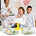 Dinosaur Party Supplies Boy and Girl Birthday Dino Themed Party Set Includes Cups Forks Spoons 9