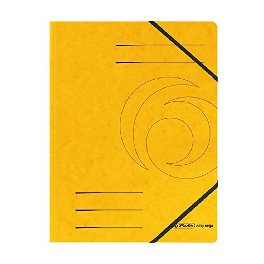 Herlitz A4 Elastic Folder - Yellow — image 1