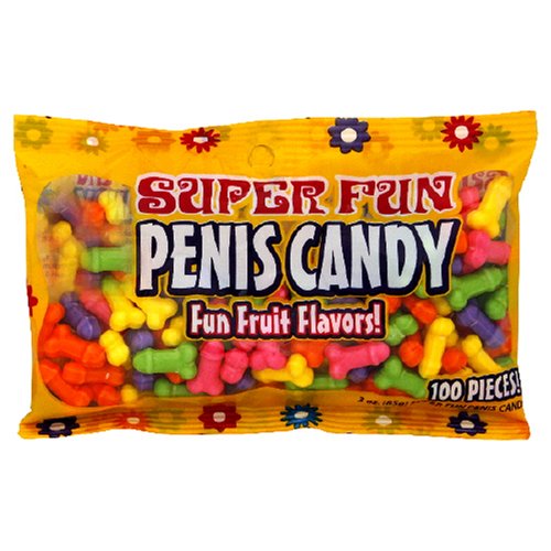 Candyprints Penis Candy, 3-Ounce Packages (Pack of 9)