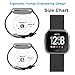 Welltin 2 Pack Bands Compatible with Fitbit Versa / Fitbit Versa 2 / Fitbit Versa Lite for Women Men, Breathable Woven Fabric Strap, Adjustable Replacement Wristband for Fitbit Versa Smart Watch