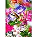 MXJSUA 5D Diamond Painting Full Round Drill Kits Pasted Arts Craft Home Wall Decor Hummingbird 12x16inch