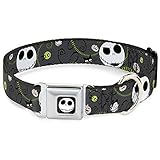 Buckle-Down DC-WDY034-L DYAG Jack Expression4 Full Color Dog Collar, Large/15-26