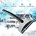 AIKESI Snow Scraper for Car Window, Windshield Scraper Ice Scraper Snow Removal Tools with Wiper, Stainless Steel Snow Remover for Car SUV Truck