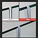 HUAHA Frameless Flexible Shower Door Seal Sweep for 3/8