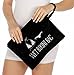 Knitting Factory Water Proof Wet Bikini Bag Selection (Black)