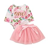 Baby Girl Summer Outfits 1st Birthday Romper Top