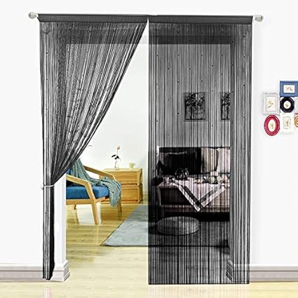 Hsylym String Curtains Spaghetti Door Beads Light Weight Colourful