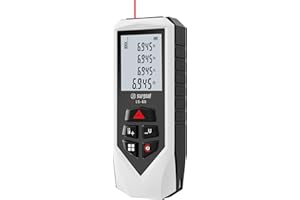 SG SURGOAL Mini Green Laser Distance Meter 262Ft – Rechargeable Digital Measuring Tool with USB Type-C, Area/Volume Modes, Max/Min, ±3mm Accuracy, Pocket-Sized Compact Design