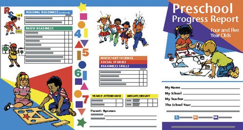 Hayes Progress Report for Ages 4-5, Pack of 10