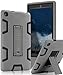 TOPSKY Case for All-New Amazon Fire HD 8 2016 (6th Gen),[Kickstand Feature],Shock-Absorption/High Impact Resistant Armor Defender Case for Fire HD 8 Tablet (6th Gen, 2016 Release), Grey/Black