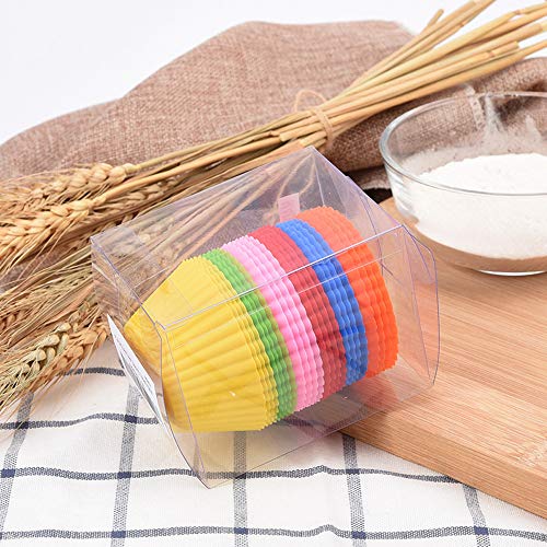 Binmer (TM) 24 PC Kitchen Craft Cake Cups Cookies Muffin Chocolate Liners Wrappers Baking Cupcake Cases 7CM