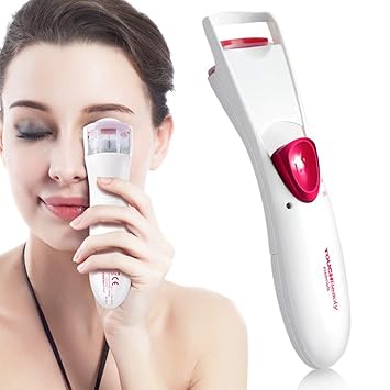 Wimpernzangen Beheizte Wimpernzange beheizbar Elektrisch Tragbar Eyelash Curler Wimpernformer Professionelles Make-up Tool fü