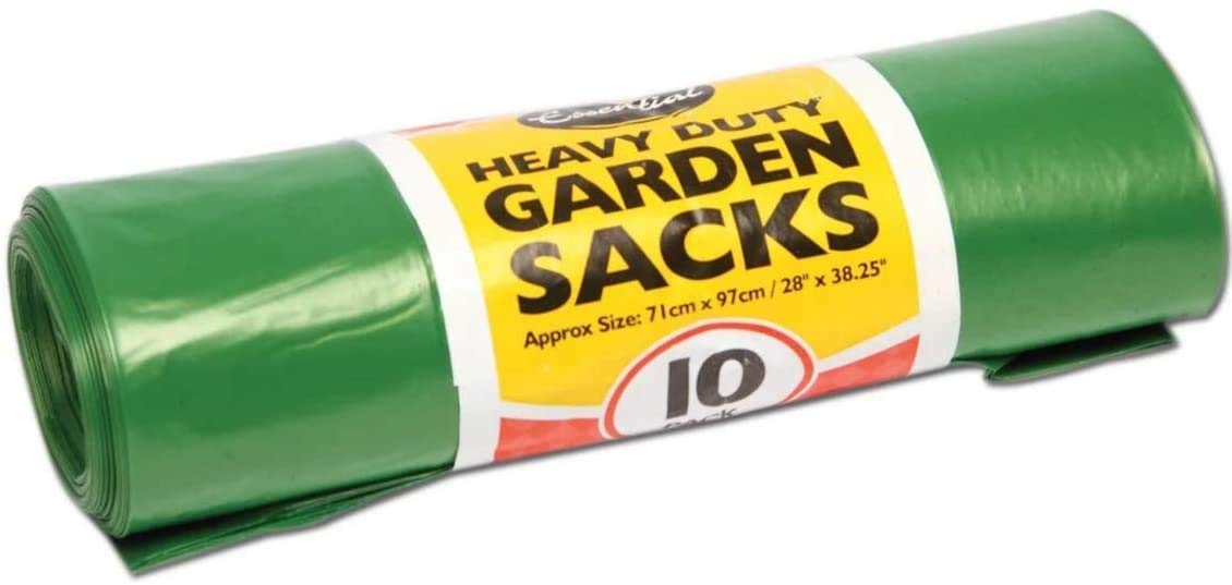 Heavy Duty Garden Sacks - Green Garden Wastage Sacks (Pack of 10)