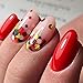 Nail Paillette Chip Foil Nail Glitter Nail Sequins Nails Rhinestones 8PCS Art Nail Decoration Set Nail Point Drill Set for Nail Art DIY Crafting (A)