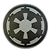 Star Wars Galactic Empire ACU Gray Imperial Logo PVC Rubber 3D Hook-and-Loop Patch