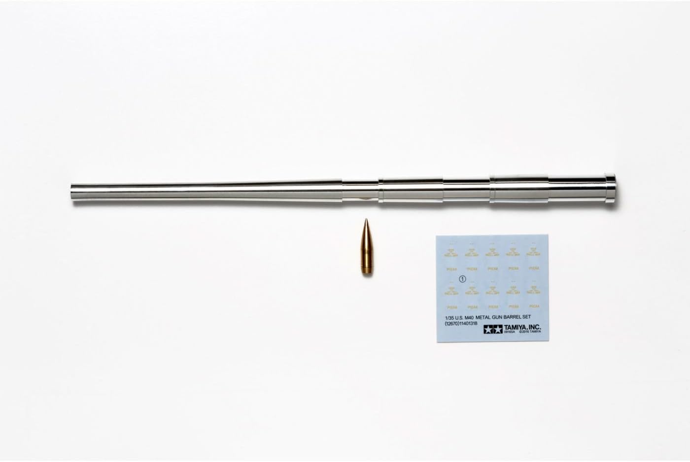 Set De Canons Métalliques Tamiya 12670 Pour Char U.S. M40 - Échelle 1/35, Neuf
