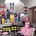 32pcs Spider Girl Latex Balloons，Female Spidey Theme Party Supplies, Female Spider girl Birthday Party Decoration for Girls