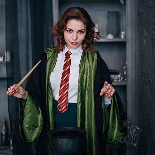 MISS FANTASY Cosplay Tie for Birthday Party Costume Accessory Necktie for Halloween Party (Red) - Thumbnail 5