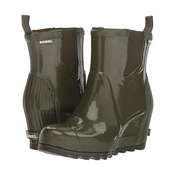 sorel joan rain wedge gloss