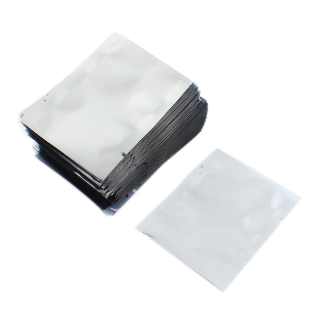 sourcing map 200pcs 2.5" x 3" ESD Anti-Static Shielding Bags Open-Top 60x80mm