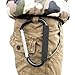 Shells Classy Black Color Extra-Large D-Shape Super-Handy Snap Hook Hanger Bags Holder Carrier Mommy Hook Carry Handle with Soft Foam Grip