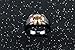 Huanhuan Men's Emerald Cut Champagne Sapphire CZ Black Gold Plated Rings Size 7 to 13