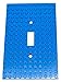 Set of 2, Light Switch Cover Building Brick Novelty Light Switch Plates (Blue), Compatible with All Major Brands
