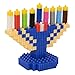 Deforma Building Blocks Children's Toy Chanukah Menorah, Perfect Hanukkah Gift for Kids