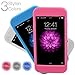 Mediabridge™™ Armband for iPhone 6S / 6 - Includes 3 Silicone Case Colors (Clear, Pink & Blue) - Fits 11