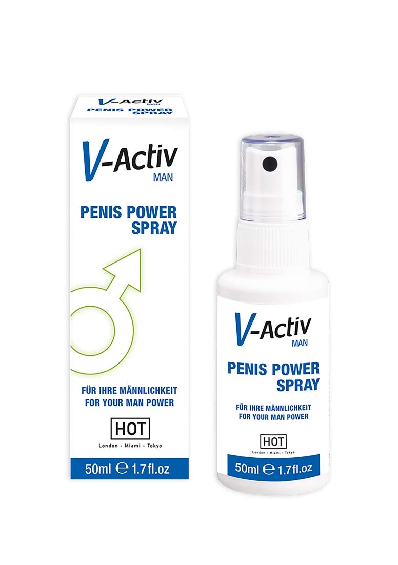 Hot V-Activ Penis Power Spray for Men, 50 ml 44560