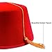 Funny Party Hats Fez Hat - Red Fez Hat with Gold Tassel – Red Fez Hat - Turkish Hats – Aladdin Costume
