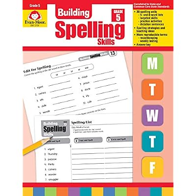 Evan-Moor Building Spelling Skills, Teacher&amp;#39;s Edition, Grade 5 Paperback &ndash; Teacher&amp;#39;s Edition, February 27, 2002